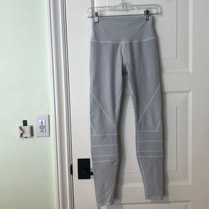 ALO YOGA white leggings
